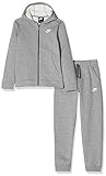 Nike Jungen B Nsw Core Bf Trk Suit Trainingsanzug, Grau (091 Carbon Heather/Dark Grey/W),...