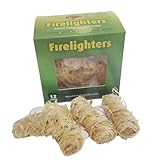 Camping Gewachste Holzwolle Feueranzünder Für Outdoor BBQ Grill Wandern Picknick...