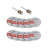 Dremel EZ406-02, EZ - Lock Starter Kit, 1 1/2 Zoll (38,1 mm) Raddurchmesser, 5 Stück...