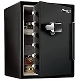 Master Lock Tresor Feuerfest und Wasserdicht mit Zahlencode und Alarm, Dreifacher Schutz -...