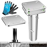 KESSER® Metall Universal-Bodenplatte | Sonnenschirmständer für Sonnenschirm &...