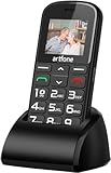 artfone 182 Seniorenhandy mit großen Tasten Handy | GSM Doppel -SIM -Karten...
