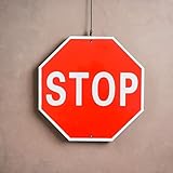 Stoppschild for Garage, Reflektierende Warnschilder for Langsames Fahren mit 2...