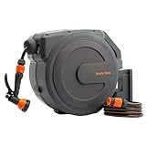 Giraffe Tools Wandmontierte Schlauchbox 30m + 2m, Automatischer Gartenschlauch -...
