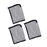 BUGUUYO 3 Stück Nylon Mesh Filtermedienbeutel Mit Reißverschluss Für Aquarium Und...