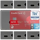 valonic TÜV geprüfte RFID Blocker Schutzhülle - 6 Stück - Sicherheit gegen Datenklau -...