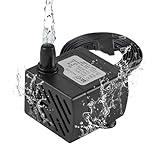 BACOENG Aquarium Pumpe, 3W 200L/H Mini Wasserpumpe Springbrunnenpumpe...