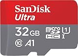 SanDisk Ultra microSDHC UHS-I Speicherkarte 32 GB + Adapter (Für...