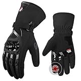 KEMIMOTO Winter Motorradhandschuhe, geprüfte Motorradhandschuhe,Motorrad Handschuhe...