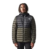 THE NORTH FACE - Resolve Daunenjacke Herren mit Kapuze, Taupe-Grün/Schwarz, L