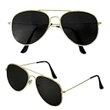 W WIDMANN MILANO Party Fashion - Brille mit farbigen Gläsern, Pilotenbrille, Accessoire...