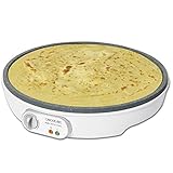 Cecotec Fun Crepestone Crêpesmaker. RockStone Antihaftbeschichtung,...