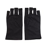 SEMINISMAR Maniküre Handschuhe UV Shield Handschuhe,UV-Schutz-Fingerlose...
