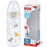 NUK First Choice+ Babyflasche | 6–18 Monate | Temperature Control | Flow...