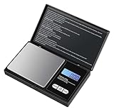 Digitalwaagen, Schmuck Mini Edelstahl Elektronische Waage Digitale Taschenwaage, Gold...