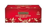 Twinings English Breakfast Tea - Schwarzer Tee - kräftiger Schwarztee aus hochwertigen...