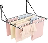 Innotic Wäscheständer Wandmontage Klappbar, Wäschetrockner Wand Ausziehbar mit 8...