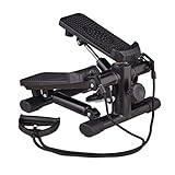 Relaxdays Stepper 2 in 1, mit Display & 2 Expandern, Fitnessgerät für zuhause,...