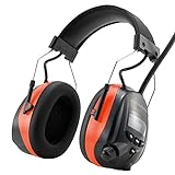 PROTEAR Gehörschutz mit Radio DAB/DAB+/FM/Bluetooth 5.3, Noise Cancelling Wireless...