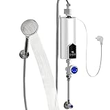 Mini-Durchlauferhitzer, elektrisch, sofort, 5500 W, Heizventil, für Küche, Garten,...