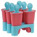 ORION Eisformen 6 Eis Pop Macher am Stiel Eiscreme Halter Wassereis 6 Stück...