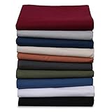 Renforce Bettlaken Haustuch aus 100% Baumwolle ohne Gummizug, Farbe:...
