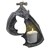 Gothic Fledermaus-Kerzenhalter | Gothic-Wandleuchter-Figurenhalter,...