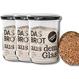 brotstoff - 3 x Lieblingsknifte - DAS BROT AUS DEM GLAS, Brotbackmischung und Backform –...