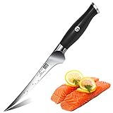 SHAN ZU Filetiermesser, Filitiermesser Scharf 18cm, Deutscher Edelstahl...