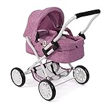 Bayer Chic 2000 - Puppenwagen Smarty, für Kinder ab 2 Jahren, Jeans pink, 555-62, 56 x 37...