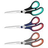 Edelstahl Scheren Set 3 Stück, 21cm Schere mit ultrascharfen 2,5 mm Dicken Klingen,...