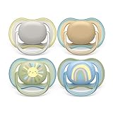 Philips Avent ultra air Schnuller - 4er Pack, BPA-freier, atmungsaktiver...