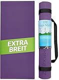 MAXEEZ Yogamatte XXL [30% breiter] - rutschfeste Fitnessmatte extra breit -...