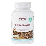 Gelée Royale 500mg - 90 Kapseln - Standardisiert auf 4% 10-HDA - Hochwertige...