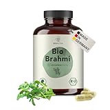 BIO Brahmi Kapseln hochdosiert, 1200 mg Tagesdosis, rückstandskontrolliert, deutsche...