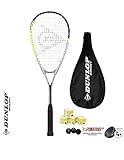 Dunlop Ti Series Squashschläger (Verschiedene Optionen) (1 x Squashschläger +...