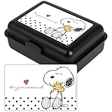 United Labels The Peanuts Snoopy Brotdose - Herzensmensch Lunchbox Butterbrotdose mit...
