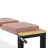 Lycce Bankauflage Klemmkissen 1 Leiste Cordstoff extra Polsterung, Banktiefe ab 35 cm...