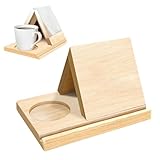 Buchablage aus Holz, stabiles Bücherregal, tragbarer Buchhalter, personalisierbarer...