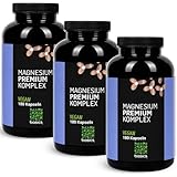 basics Magnesium Premium Komplex Kapseln - 5 hochwertige Formen - 400 mg elementares...