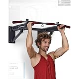 Sportstech 4in1 Klimmzugstange Wand, Indoor Klimmzugstange für Wandmontage, Rutschfeste...