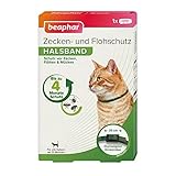 beaphar Zecken- & Flohschutz Halsband Katze | Schutz vor Zecken Flöhen | Wirkt 4 Monate |...