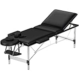 Brelley Massageliege Klappbar 3 Zonen 70cm Breit Höhenverstellbare...