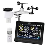 dnt WiFi-Wetterstation WeatherScreen PRO, Wetter- und Raumklima stets unter...