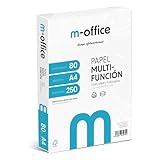 Blatt A4 80 g, Packung mit 500 Blatt, Multifunktionspapier für Inkjet- und...