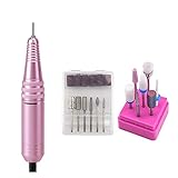 JIYTG Nagelbohrmaschine Tragbare Elektrische Nagelbohrmaschine Set Stift Maniküre...