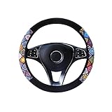 TAFACE Lenkradhülle, 1 Stück, Ethno-Stil, dekorativ, schweißabsorbierend und...