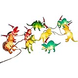LED-Dinosaurier-Lichterkette Dinosaurier-Raumdekoration für Jungen, Weihnachtsfeier,...
