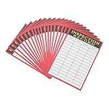 SHINEOFI 20 Blatt Inspektionsaufzeichnungskarten für Lagerverwaltung Transport und...