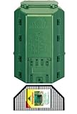 NEUDORFF Thermokomposter mit Bodengitter DuoTherm 530 L rattensicherer Komposter...